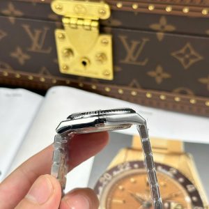 Đồng Hồ Rolex Land-Dweller 127234 Chế Tác Mặt Trắng Họa Tiết Tổ Ong 36mm (2)