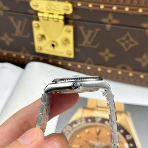 Đồng Hồ Rolex Land-Dweller 127234 Chế Tác Mặt Trắng Họa Tiết Tổ Ong 36mm (2)