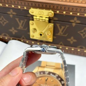 Đồng Hồ Rolex Land-Dweller 127336 Chế Tác Mặt Xanh Băng Họa Tiết Tổ Ong 40mm (7)