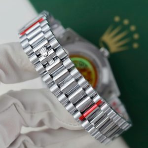 Đồng Hồ Rolex Replica 11 Day-Date Mặt Xanh Băng Trọng Lượng 186 Grams Xưởng QF 40mm (2)