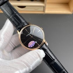 Đồng Hồ Vacheron Constantin Patrimony 85180 Rep 11 Màu Đen Dây Da Xưởng MKS 40mm (1)