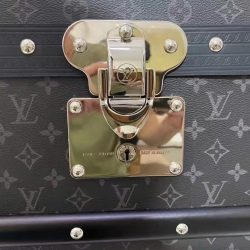 Rương Louis Vuitton LV Courrier Lozine 110 Replica 11 Họa Tiết Monogram Màu Xám 112x52x56 (2)
