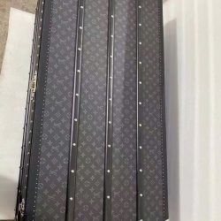 Rương Louis Vuitton LV Courrier Lozine 110 Replica 11 Họa Tiết Monogram Màu Xám 112x52x56 (2)