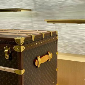 Rương Louis Vuitton LV Malle Haute 110 Rep 11 Họa Tiết Monogram Màu Nâu 112x72x63 (2)