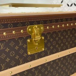 Rương Louis Vuitton LV Malle Haute 110 Rep 11 Họa Tiết Monogram Màu Nâu 112x72x63 (2)