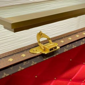 Rương Louis Vuitton LV Malle Haute 110 Rep 11 Họa Tiết Monogram Màu Nâu 112x72x63 (2)