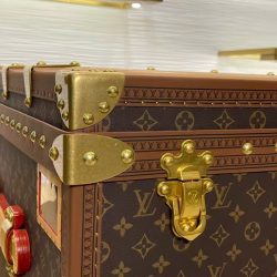 Rương Louis Vuitton LV Malle Haute 110 Rep 11 Họa Tiết Monogram Màu Nâu 112x72x63 (2)