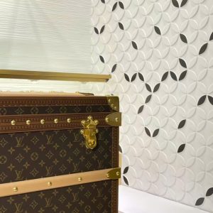Rương Louis Vuitton LV Malle Haute 110 Rep 11 Họa Tiết Monogram Màu Nâu 112x72x63 (2)