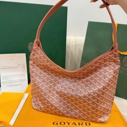 Túi Xách Goyard Boheme Hobo Rep 11 Da Bê Màu Hồng 27x43x14cm (2)