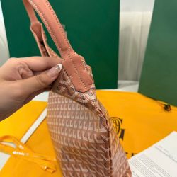 Túi Xách Goyard Boheme Hobo Rep 11 Da Bê Màu Hồng 27x43x14cm (2)