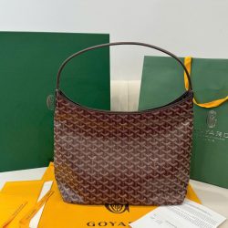 Túi Xách Goyard Boheme Hobo Siêu Cấp Da Bê Màu Đỏ 27x43x14cm (2)