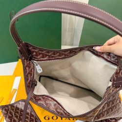 Túi Xách Goyard Boheme Hobo Siêu Cấp Da Bê Màu Đỏ 27x43x14cm (2)