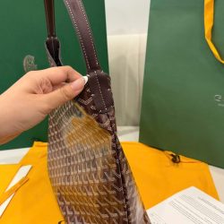 Túi Xách Goyard Boheme Hobo Siêu Cấp Da Bê Màu Đỏ 27x43x14cm (2)