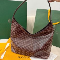 Túi Xách Goyard Boheme Hobo Siêu Cấp Da Bê Màu Đỏ 27x43x14cm (2)