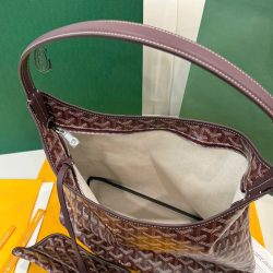 Túi Xách Goyard Boheme Hobo Siêu Cấp Da Bê Màu Đỏ 27x43x14cm (2)