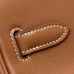 Túi Xách Hermes Birkin Siêu Cấp Nữ Màu Nâu Khóa Vàng 29cm (2)