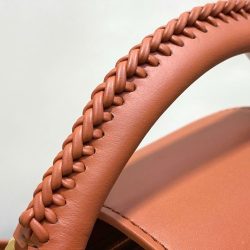 Túi Xách Louis Vuitton LV Capucines Siêu Cấp Chất Liệu Mây Tre Phối Da Màu Nâu 21cm (2)