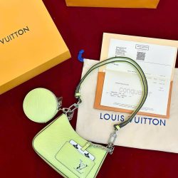 Túi Xách Louis Vuitton LV Marellini Siêu Cấp Nữ Màu Xanh Lá Cây 19x13.5x6 (2)