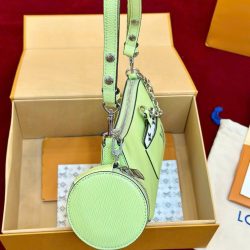 Túi Xách Louis Vuitton LV Marellini Siêu Cấp Nữ Màu Xanh Lá Cây 19x13.5x6 (2)