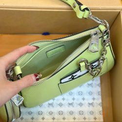 Túi Xách Louis Vuitton LV Marellini Siêu Cấp Nữ Màu Xanh Lá Cây 19x13.5x6 (2)