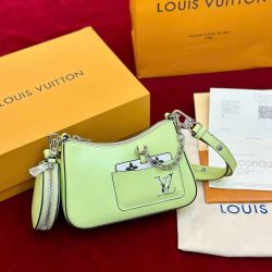 Túi Xách Louis Vuitton LV Marellini Siêu Cấp Nữ Màu Xanh Lá Cây 19x13.5x6 (2)
