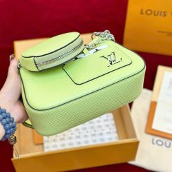 Túi Xách Louis Vuitton LV Marellini Siêu Cấp Nữ Màu Xanh Lá Cây 19x13.5x6 (2)