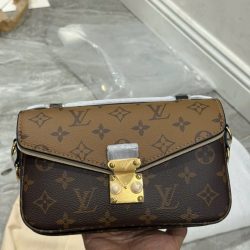 Túi Xách Louis Vuitton LV Metis Mini Siêu Cấp Nữ Họa Tiết Monogram Màu Nâu 21.5×13 (2)