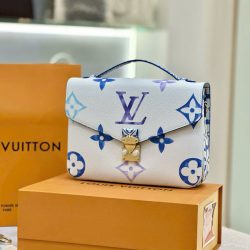 Túi Xách Louis Vuitton LV Metis Siêu Cấp Họa Tiết Monogram Màu Xanh 25cm (2)