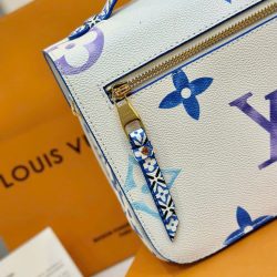 Túi Xách Louis Vuitton LV Metis Siêu Cấp Họa Tiết Monogram Màu Xanh 25cm (2)