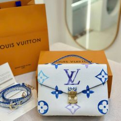 Túi Xách Louis Vuitton LV Metis Siêu Cấp Họa Tiết Monogram Màu Xanh 25cm (2)