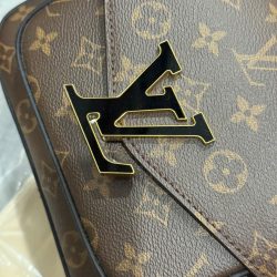 Túi Xách Louis Vuitton LV Passy Like Auth Họa Tiết Monogram Màu Nâu 24x17x12cm (2)