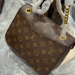 Túi Xách Louis Vuitton LV Passy Like Auth Họa Tiết Monogram Màu Nâu 24x17x12cm (2)