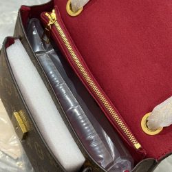 Túi Xách Louis Vuitton LV Passy Like Auth Họa Tiết Monogram Màu Nâu 24x17x12cm (2)