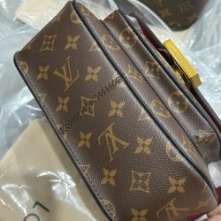 Túi Xách Louis Vuitton LV Passy Like Auth Họa Tiết Monogram Màu Nâu 24x17x12cm (2)