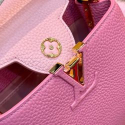 Túi Xách Louis Vuitton Siêu Cấp LV Capucines BB Nữ Màu Hồng Phấn 21cm (2)