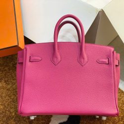 Túi Xách Nữ Hermes Birkin Replica 11 Da Togo Màu Hồng Nhập Khẩu 30cm (2)