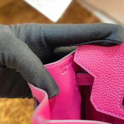 Túi Xách Nữ Hermes Birkin Replica 11 Da Togo Màu Hồng Nhập Khẩu 30cm (2)