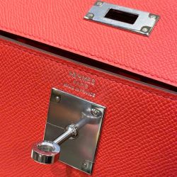 Túi Xách Nữ Hermes Kelly Replica 11 Da Epsom Màu Đỏ Nhập Khẩu 28cm (2)
