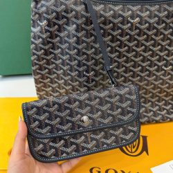 Túi Xách Nữ Siêu Cấp Goyard Boheme Hobo Da Bê Họa Tiết Monogram 27x43x14cm (2)