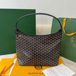 Túi Xách Nữ Siêu Cấp Goyard Boheme Hobo Da Bê Họa Tiết Monogram 27x43x14cm (2)