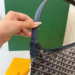 Túi Xách Nữ Siêu Cấp Goyard Boheme Hobo Da Bê Họa Tiết Monogram 27x43x14cm (2)