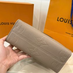 Túi Xách louis Vuitton OnTheGo MM Siêu Cấp Da Bò Màu Xám Tourterelle 35x27x14cm (2)