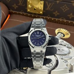 Đồng Hồ Audemars Piguet Replica 11 Royal Oak Jumbo Extra-thin 16202 Mặt Số Grained Tuscan Xưởng ZF 39mm (2)