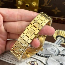 Đồng Hồ Audemars Piguet Replica 11 Royal Oak Openworked 15407 Mạ Vàng Mặt Lộ Cơ Xưởng THB 41mm (2)