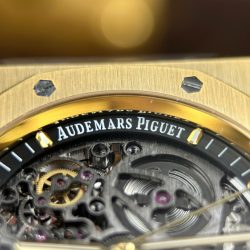 Đồng Hồ Audemars Piguet Replica 11 Royal Oak Openworked 15407 Mạ Vàng Mặt Lộ Cơ Xưởng THB 41mm (2)