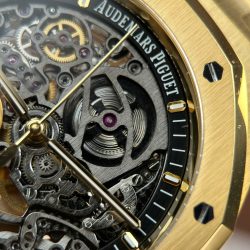Đồng Hồ Audemars Piguet Replica 11 Royal Oak Openworked 15407 Mạ Vàng Mặt Lộ Cơ Xưởng THB 41mm (2)
