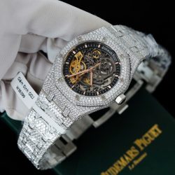 Đồng Hồ Audemars Piguet Royal Oak 15407 Chế Tác Đính Full Kim Cương Moissanite 41mm (2)