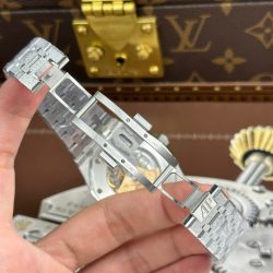 Đồng Hồ Audemars Piguet Royal Oak 15410 Frosted Replica 11 Mặt Xám Máy Cơ Thụy Sỹ Nhà Máy APS 41mm (2)