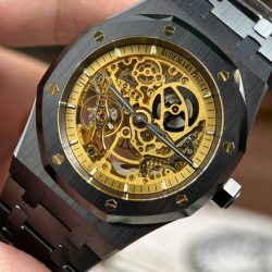 Đồng Hồ Audemars Piguet Royal Oak 15416 Replica 11 Mặt Lộ Cơ Vỏ Gốm Đen Nhà Máy THB 41mm (2)