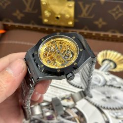 Đồng Hồ Audemars Piguet Royal Oak 15416 Replica 11 Mặt Lộ Cơ Vỏ Gốm Đen Nhà Máy THB 41mm (2)